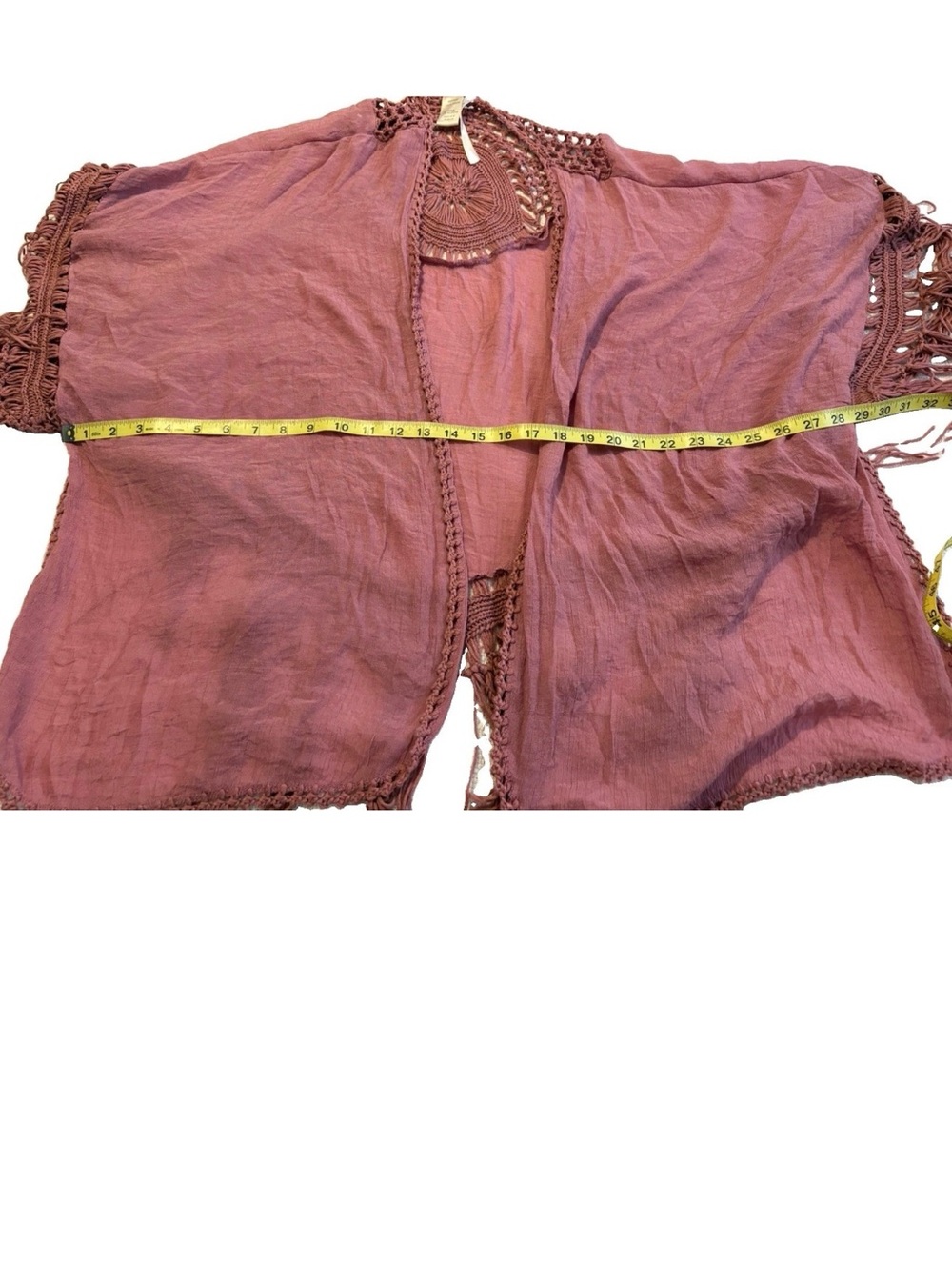 Forgotten Grace Dusty Pink, Festival, Kimono One Size-1X #1213CL - Picture 2 of 6